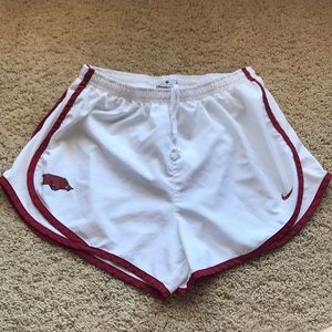 Nike tempo shorts (Razorbacks)
